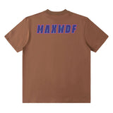 Men T-Shirt Vintage Vintage Print Short Sleeves Loose