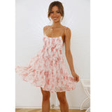 Women Dress Vacation Style Sexy Sling Dress
