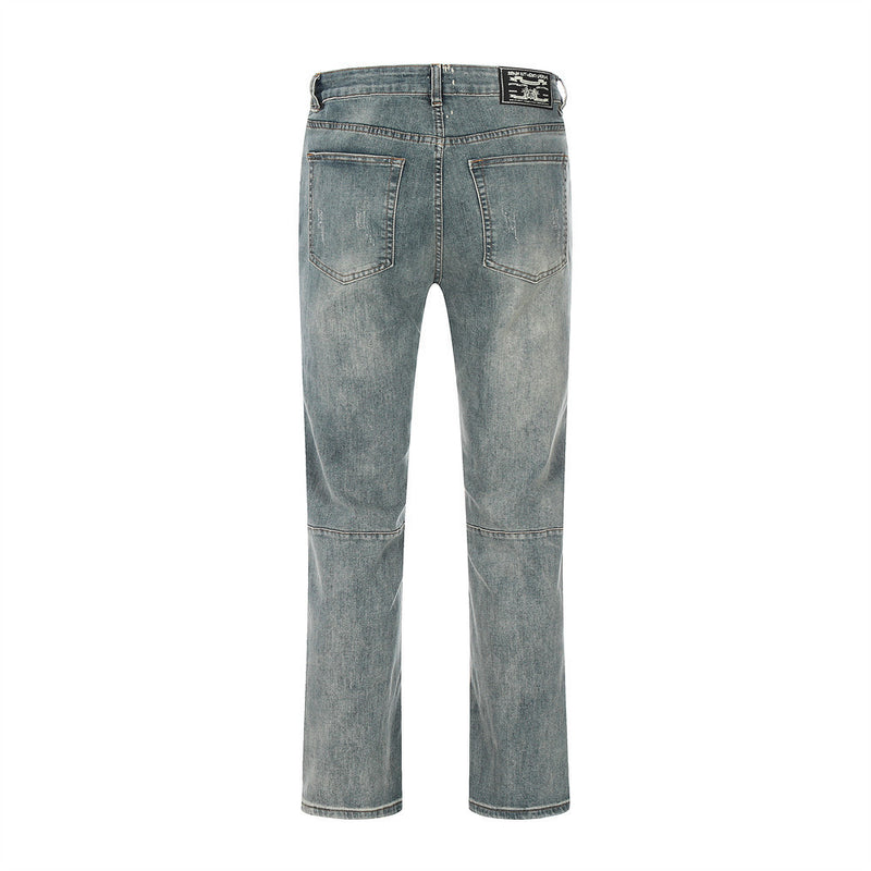 Men Jeans Loose Hole Leisure