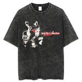 Hip Hop Streetwear Oversize Acid T Shirt For Men Women