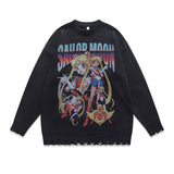 Women Sweater Japanese Anime Idle Style Retro
