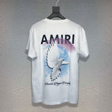 Amiri T Shirt Printed Casual Hip Hop Short-Sleeved T-shirt for Men