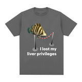 Funny I Lose My Liver Privileges Cursed Fish Meme