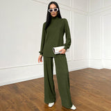 Women Co-Ords Women's Clothing Autumn and Winter Turtleneck Sweater Fashion