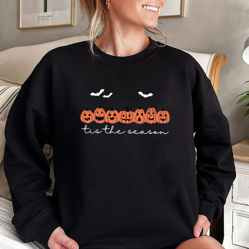Is The Season Halloween Sweatshirt Halloween Hoodie Spooky Shirt
