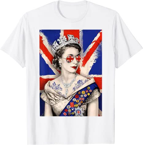 Inspired by Queen's Platinum Jubilee 2022 Elizabeth 70 Years T-shirt Summer Cotton Short Sleeve Loose