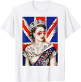 Inspired by Queen's Platinum Jubilee 2022 Elizabeth 70 Years T-shirt Summer Cotton Short Sleeve Loose