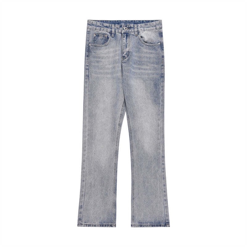 Men Jeans Distressed Simple Loose