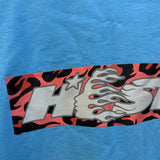 Hellstar T Shirt Vintage Old Printed Loose Casual Short Sleeve T-Shirt