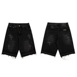Chrome Heart Shorts Summer Denim Shorts