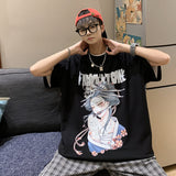 Men T Shirt Summer Heavy All-Match Loose