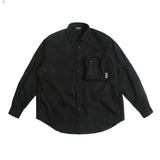 Men Long Sleeved T Shirt Men's Long Sleeve Spring and Autumn Loose Casual Design Outer Wear Shirt Coat