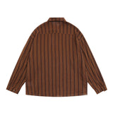 Men Long Sleeved T Shirt Long Sleeve Shirt Men's Loose Spring and Autumn Leisure Shirt Outer Wear Lapel Street
