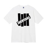 UNDEFEATED T Shirts Crew Neck Men's and Women's Loose