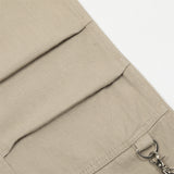 Men Jeans Pleated Stitching Workwear Casual Loose Punk