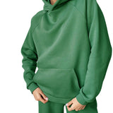 Women Co-Ords Autumn and Winter Loose Casual Hooded Sweater