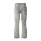 Men Jeans Stitching Casual Distressed