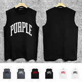 Purple Brand Tank T Shirts Sleeveless T-shirt Vest