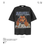 American vintage street T-shirt vintage loose for men and women
