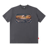 Men T-Shirt Punk Print Idle Style