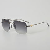 Chrome Hearts Sunglasses Frameless Ultra Light Titanium Pilot Sunglasses