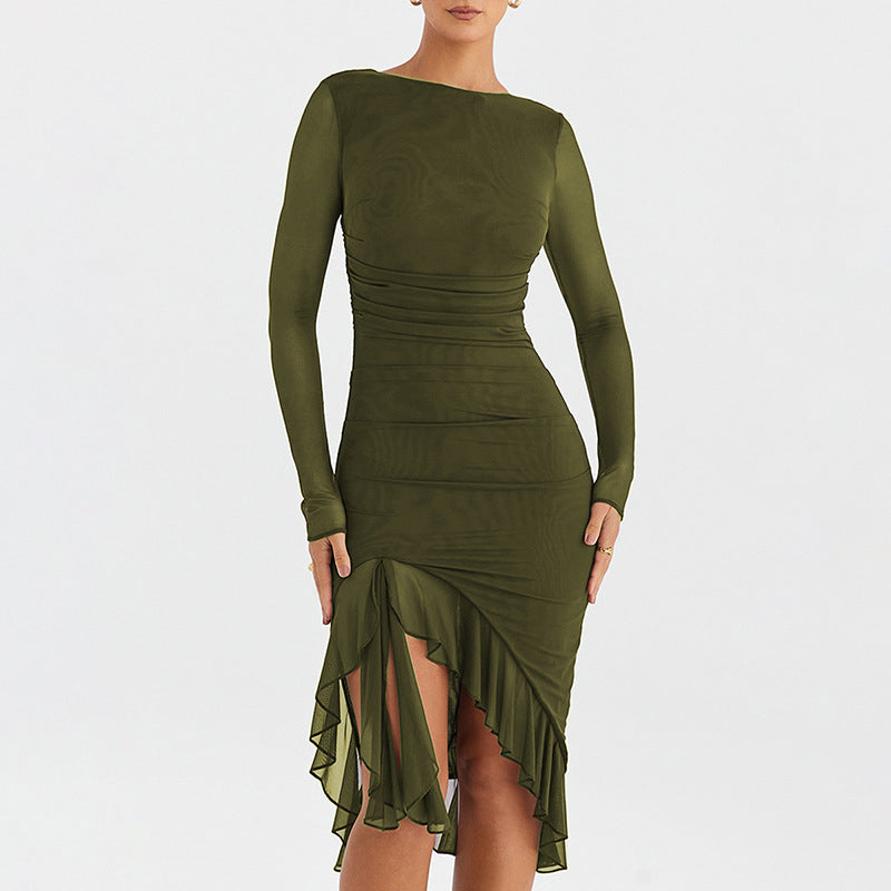 Women Dress Sexy Mesh Dress