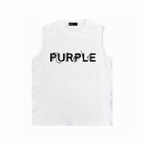 Purple Brand Tank T Shirts Sleeveless T-shirt Vest