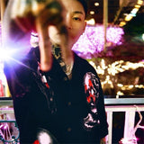 GUILTYPARTIES TIGER Shirts STUDIO Tattooed Skull, Short Sleeve Shirt