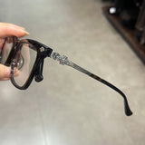 CHH Chrome Hearts Glasses Square Full Frame Personalized Myopia Glasses Frame