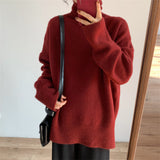 Women Pullover Sweater Loose Temperament Knitwear