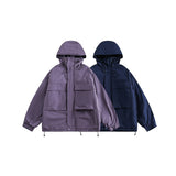 Unisex Coat Loose Hooded Jacket Winter Coat
