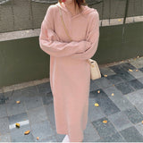 Women Pullover Sweater Knitted Temperament Long Sweater