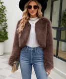 Women Fur Jacket Fashion Casual Faux Fur Coat