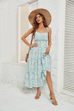 Women Dress Vacation Style Floral Dress