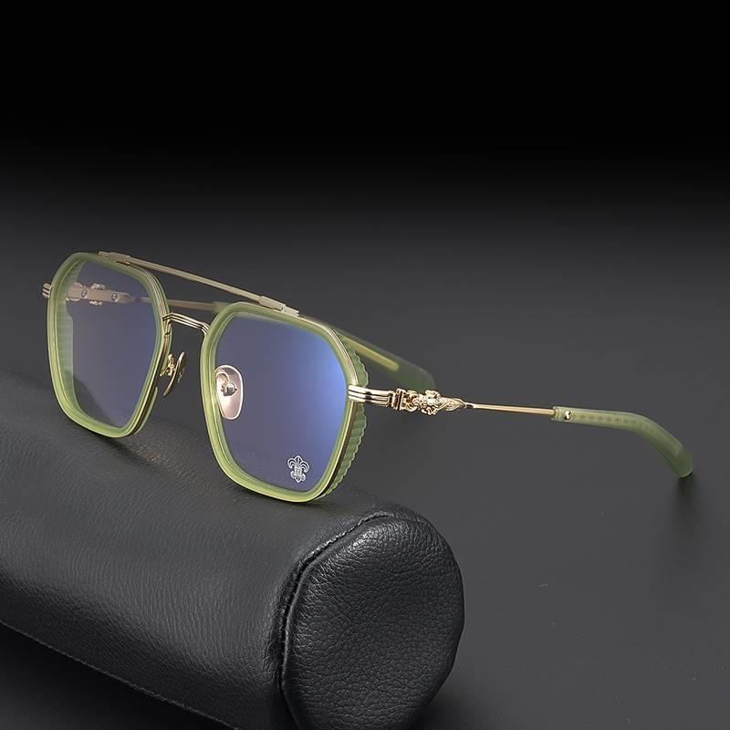 CHH Chrome Hearts Glasses Artistic Vintage Versatile Polygon Glasses Frames