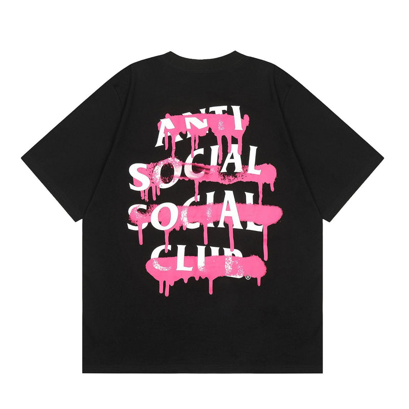 ANTI SOCIAL CLUB T-Shirt Casual Short Sleeve T-Shirt