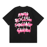 ANTI SOCIAL CLUB T-Shirt Casual Short Sleeve T-Shirt