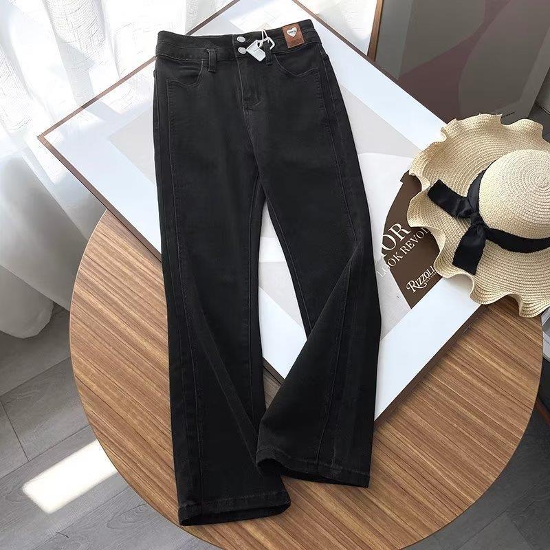 Women Jeans Slim Fit Bell-Bottom Pants