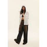 Unisex Shirt Hollow Loose Casual