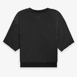 Fog Fear of God Essentials T Shirt Solid Color Fleece Sweater 3/4 Sleeve Loose round Neck Pullover Short Sleeve Men