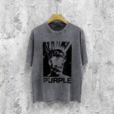 Purple Brand Distressed T Shirts Short Sleeve