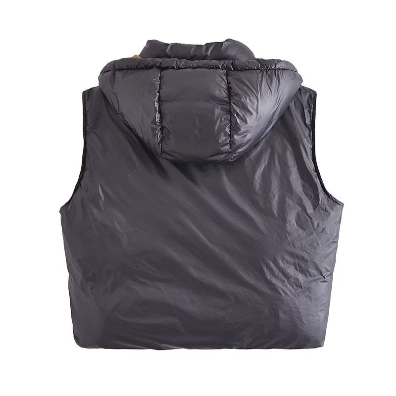Women Cotton Coat Autumn and Winter Leisure Vest