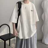 Men T Shirt Fashion Summer Loose All-Match Oversize
