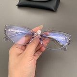 CHH Chrome Hearts Glasses Versatile Plain Vintage Coarse Myopia Glasses Frames