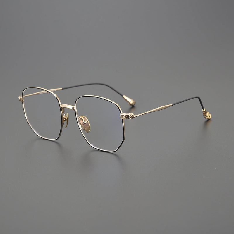 CHH Chrome Hearts Glasses Ultra Light Pure Titanium Silver Fashion Glasses Frame