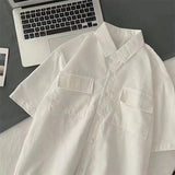 Men's Shirt Summer Loose Cargo