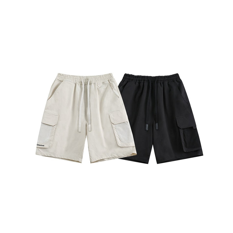 Unisex Shorts Large Workwear with Pocket Shorts Loose