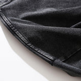 Men Long Sleeve T-Shirt Pure Cotton Washed Old Loose
