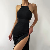 Women Dress Fashion Sexy Lace-up Dress