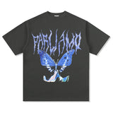 Unisex T Shirt Butterfly Digital Printed Top